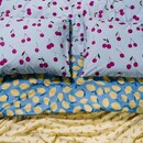 Essenza Covers & Co Zesty cherry Dekbedovertrek Ice blue 200x200/220