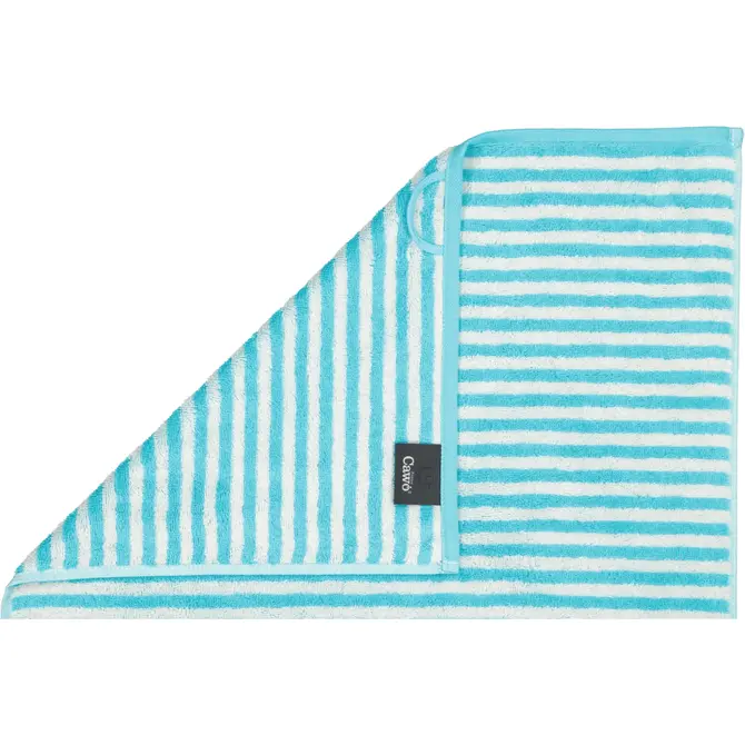 Cawo Campus Serviette à Main Ringel 50x100 turquoise
