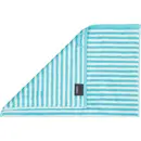 Cawö Cawo Campus Ringel Serviette d'invité 30x50 turquoise