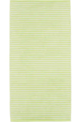 Cawo Campus Ringel Handdoek 50x100 pistazie