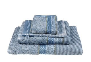 Pip Studio Soft Zellige douchelaken Blauw Grijs 70x140 cm