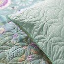 Pip Studio Pip Studio Viva Las Flores Couvre-lit Vert 150x200 cm