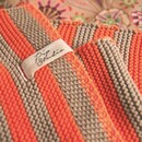 Pip Studio Pip Studio Bonsoir Plaid rayé Orange 130x170 cm