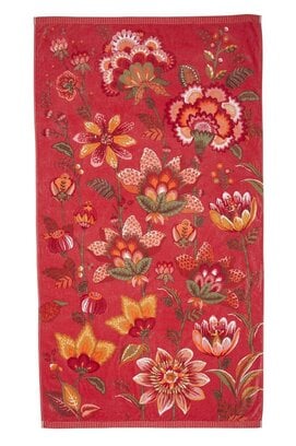 Pip Studio Sunny side up beachtowel Red 100x180 cm