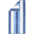 Cawö Cawo Noblesse Stripes Badlaken 80x150 saphir