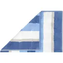 Cawö Cawo Noblesse Stripes Serviette de bain 80x150 saphir