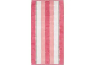 Cawo Noblesse Stripes Serviette de Bain 80x150 vieux rose