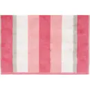 Cawö Cawo Noblesse Stripes Serviette de bain 80x150 vieux rose