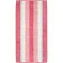 Cawö Cawo Noblesse Stripes  Gastendoekje 30x50 altrosa
