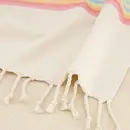 Cawö Cawo Lifestyle Hamam Rayures Serviette de plage 90x180 multicolore