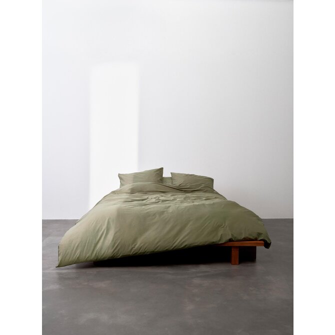 Marc O'Polo Housse de couette Tove Vert mousse 140x200/220