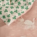 Essenza Covers & Co Swan lake Dekbedovertrek Misty rose 140x200/220