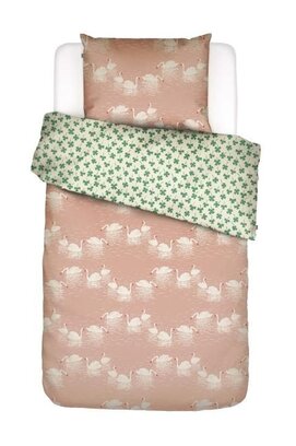 Covers & Co Swan lake Dekbedovertrek Misty rose 200x200/220