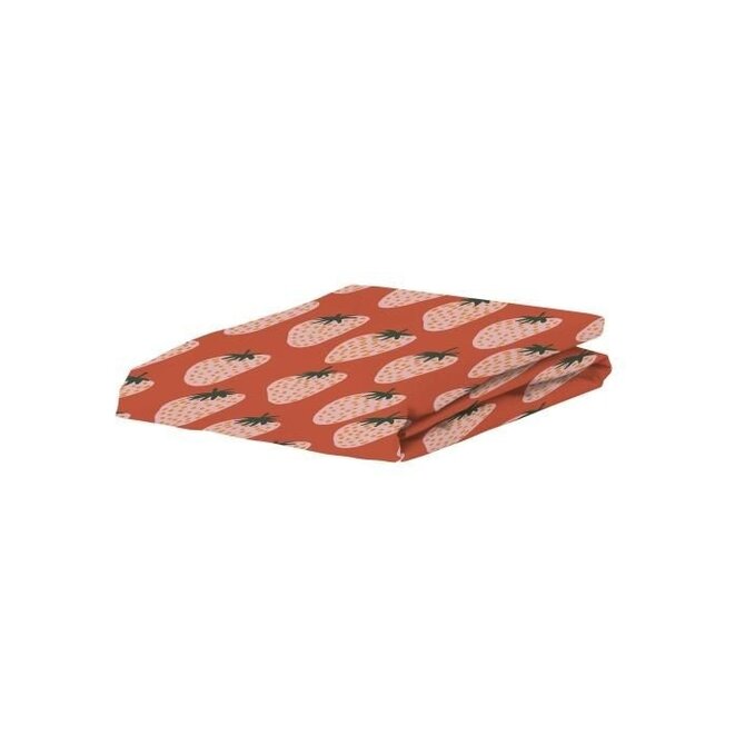 Covers & Co Berry special Fitted sheet Orange 140x200