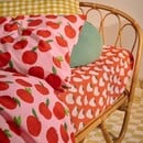 Essenza Covers & Co Berry special Fitted sheet Orange 140x200