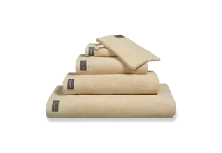 Vandyck Home Serviette Uni bleachedsand gant de toilette 16x22