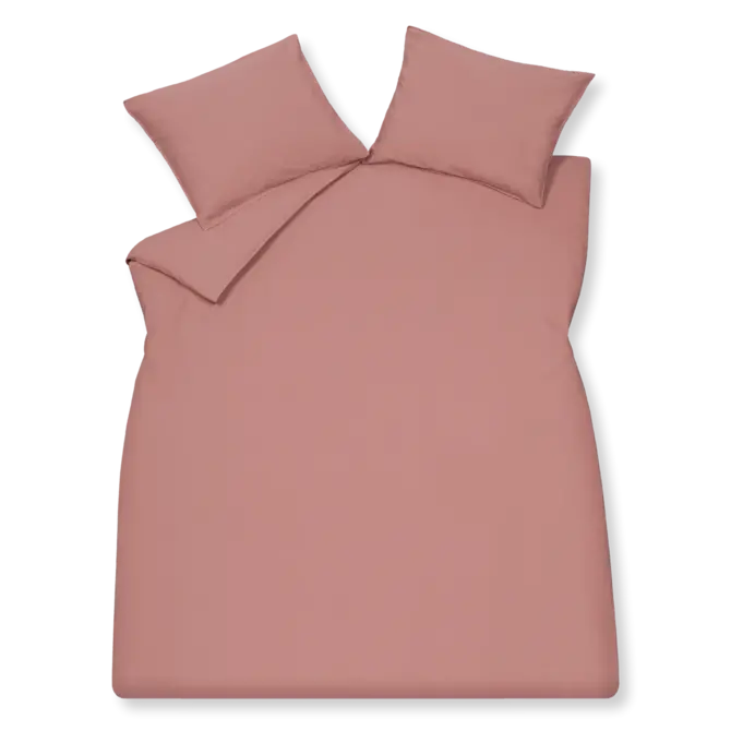 Housse de couette Vandyck Washed Cotton ashrose 2 personnes (200x200/220)
