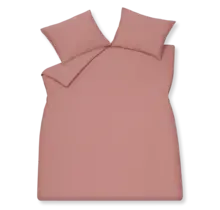 Vandyck Dekbedovertrek Washed Cotton ashrose Lits-jumeaux (240x200/220 )