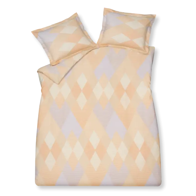 Vandyck Housse de couette Glaze apricotblush 2 personnes (200x200/220)