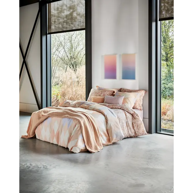 Vandyck Housse de couette Glaze apricotblush 2 personnes (200x200/220)