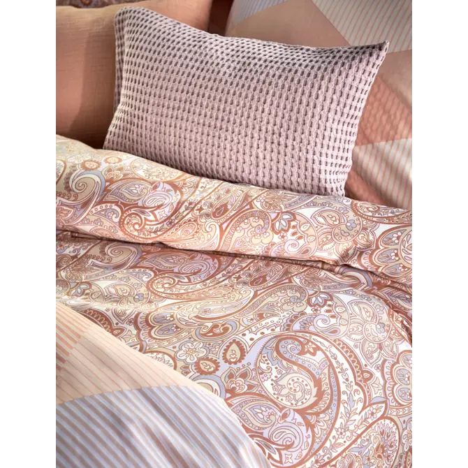 Vandyck Dekbedovertrek Happy Fever apricotblush 2-persoons (200x200/220 )