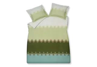 Housse de couette Vandyck Happy Sleep vert fumée 2 personnes (200x200/220)