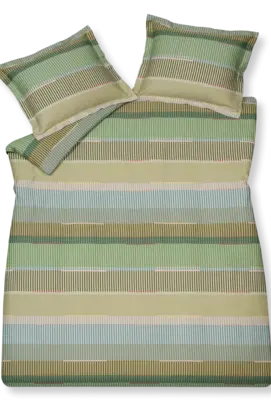 Vandyck Dekbedovertrek Optimist smokegreen Lits-jumeaux (240x200/220 )