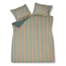 Vandyck Taie d'oreiller Vandyck Preppy Stripe vert fumé (60x70)