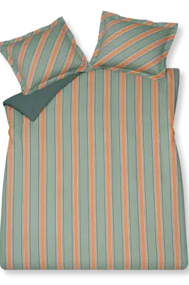 Vandyck Preppy Stripe smokegreen Taie d'oreiller (60x70)