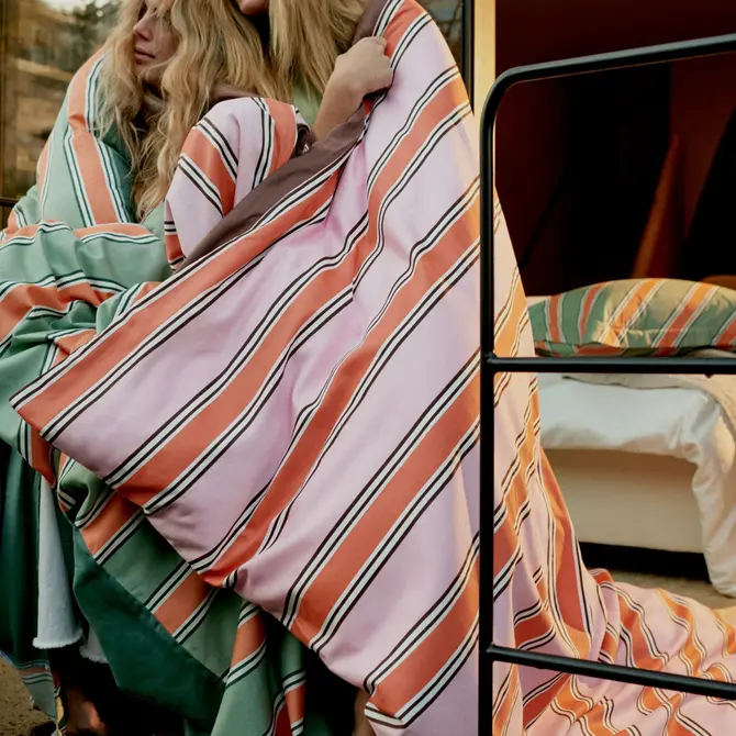 Vandyck Preppy Stripe smokegreen Kussensloop (60x70)