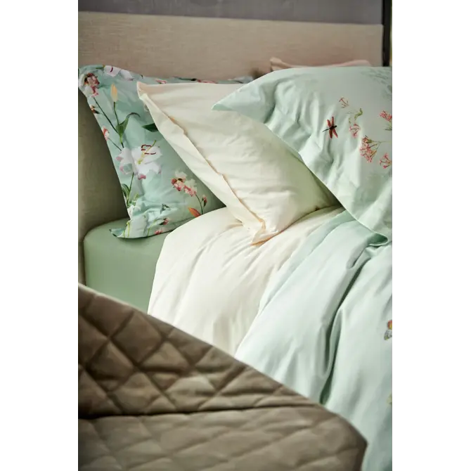 Housse de couette Vandyck Azalea vert clair Lits-jumeaux (240x200/220)