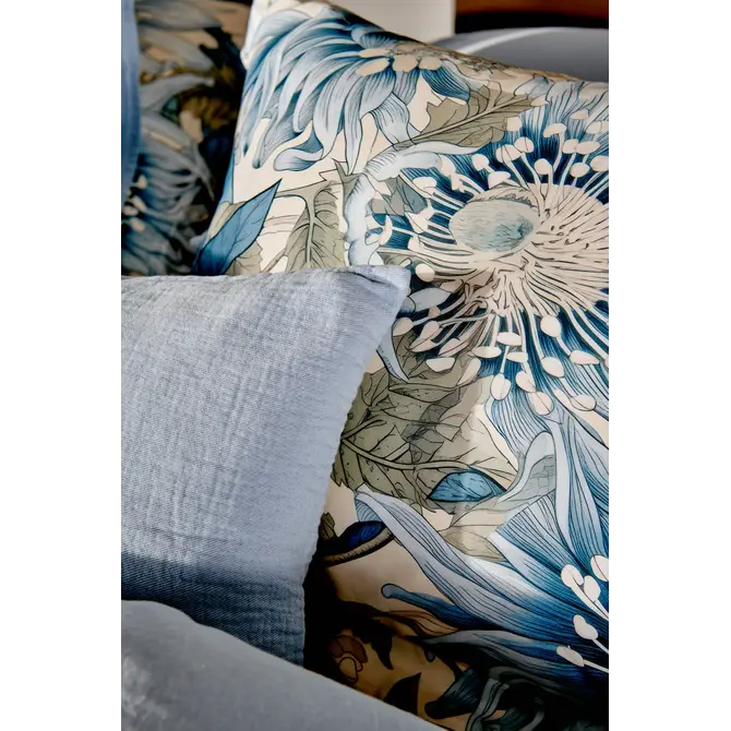 Vandyck Blue Wander pearlblue Taie d'oreiller (60x70)