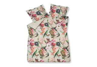 Housse de couette Vandyck Flower Mix creamtan 2 personnes (200x200/220)