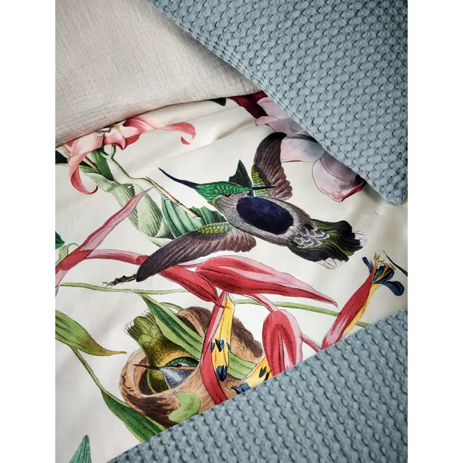 Vandyck Dekbedovertrek Flower Mix creamtan 2-persoons (200x200/220 )