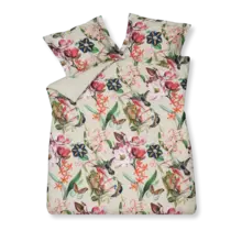 Vandyck Flower Mix creamtan Kussensloop (60x70)