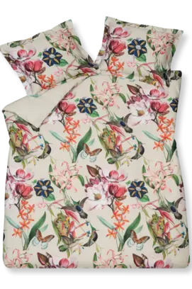 Taie d'oreiller Vandyck Flower Mix creamtan (60x70)