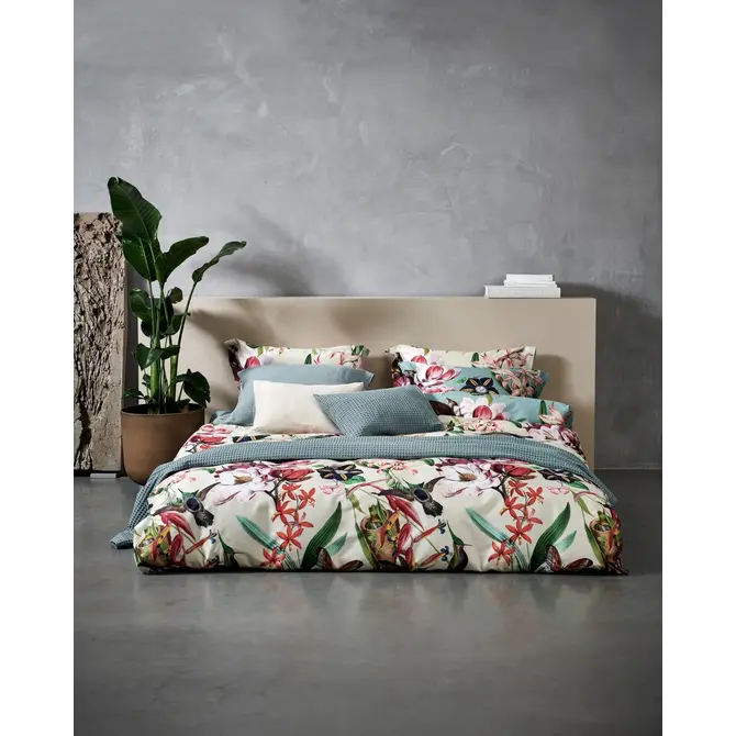 Taie d'oreiller Vandyck Flower Mix creamtan (60x70)