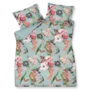 Vandyck Vandyck Flower Mix pearlblue Kussensloop (60x70)