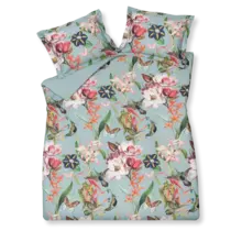 Vandyck Flower Mix pearlblue Kussensloop (60x70)