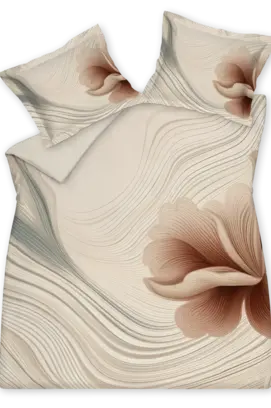 Vandyck Flowing creamtan Kussensloop (60x70)