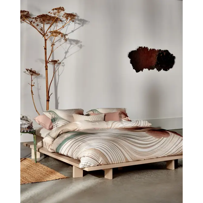 Vandyck Flowing creamtan Kussensloop (60x70)