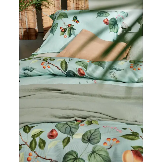 Vandyck Fruit Garden lightgreen Kussensloop (60x70)