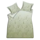 Vandyck Housse de couette Vandyck Gardenia vert fumée 2 personnes (200x200/220)