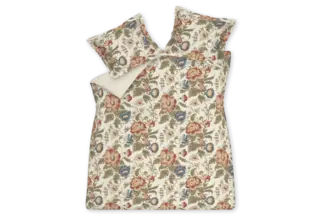 Vandyck Dekbedovertrek Romance creamtan 1-persoons (140x200/220 )