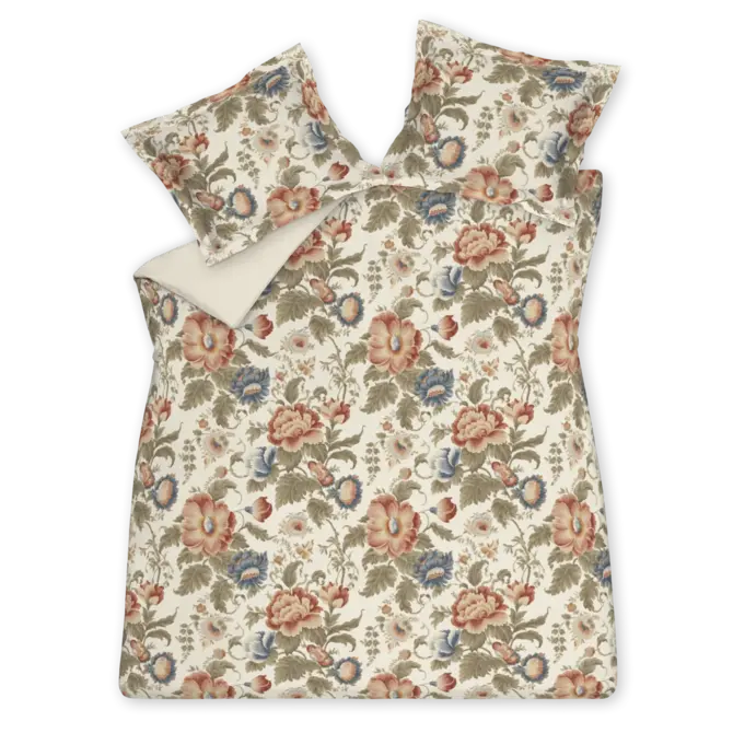 Housse de couette Vandyck Romance creamtan 1 personne (140x200/220)