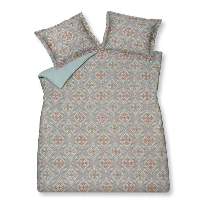 Vandyck Dekbedovertrek Charm pearlblue Lits-jumeaux (240x200/220 )