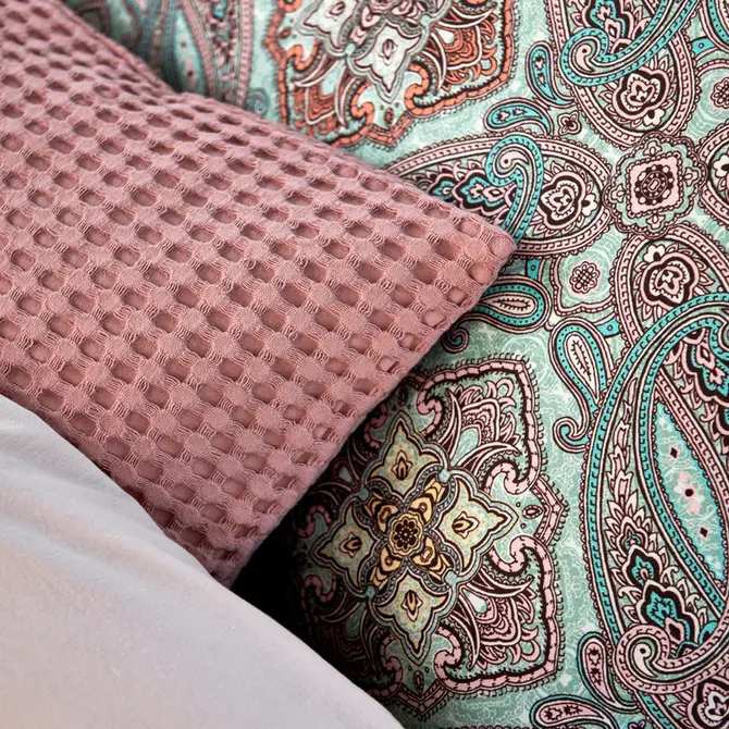 Vandyck Dekbedovertrek Charm pearlblue Lits-jumeaux (240x200/220 )