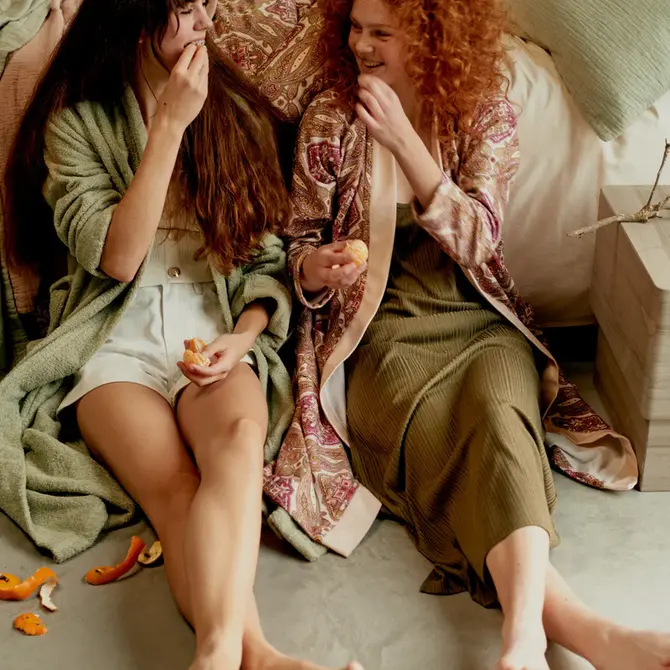 Vandyck Charm apricotblush Kussensloop (60x70)