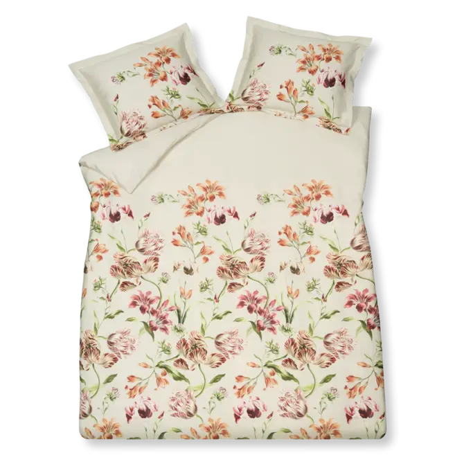 Housse de couette Vandyck Delicious creamtan 2 personnes (200x200/220)