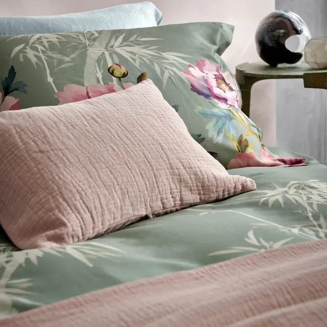 Housse de couette Vandyck Pink Peony multi 2 personnes (200x200/220)